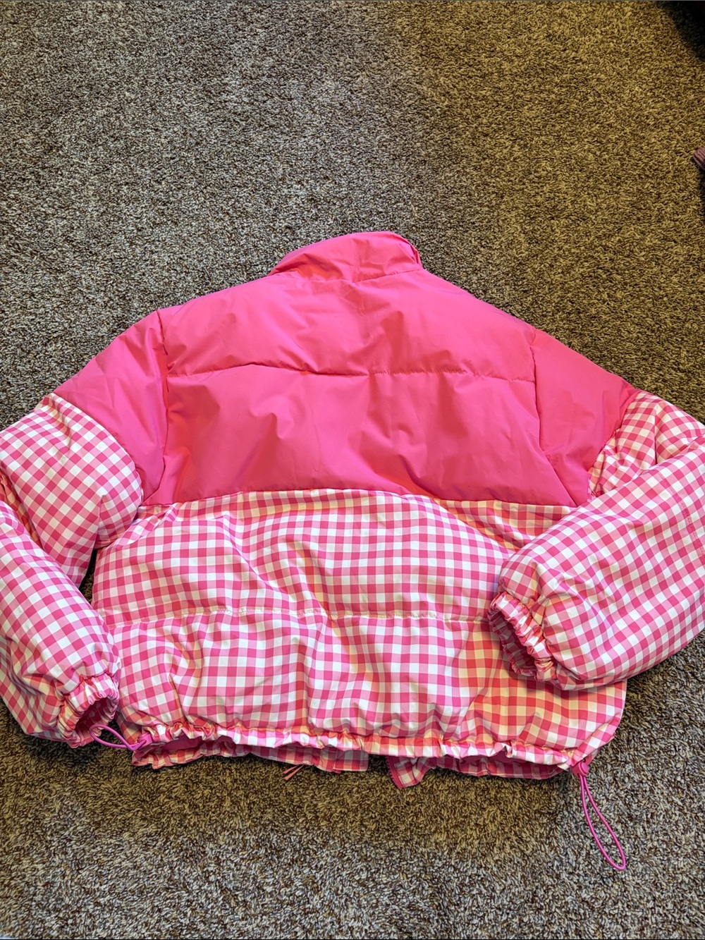Beach Riot Pink Puffer Jacket - Picture 3 of 3